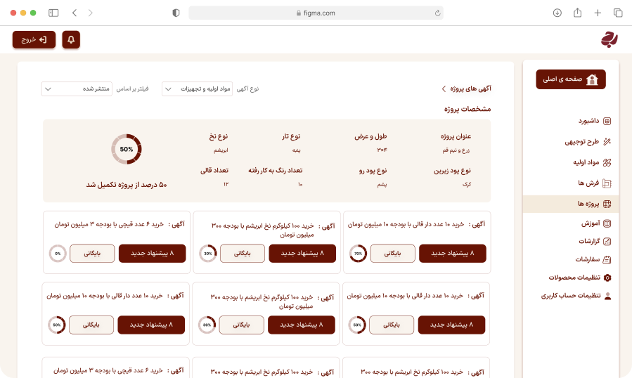 پروژه رج نویان